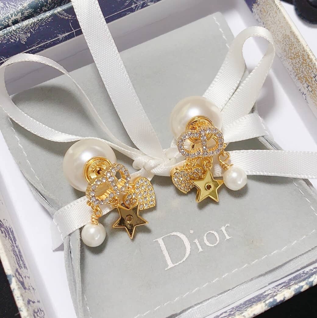Dior Designer Earrings Dupe