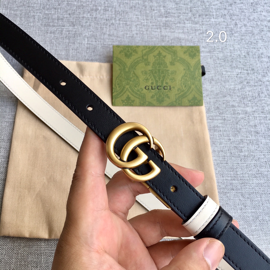 Gucci belt 2.0CM