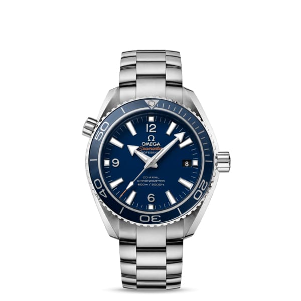 Omega Seamaster Planet Ocean 600M Omega Co-Axial 42mm Titanium Blue Dial Titanium Bracelet 232.90.42.21.03.001