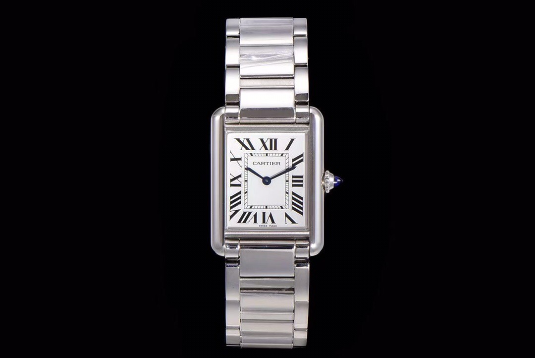 Cartier tank series WSTA0051 watch