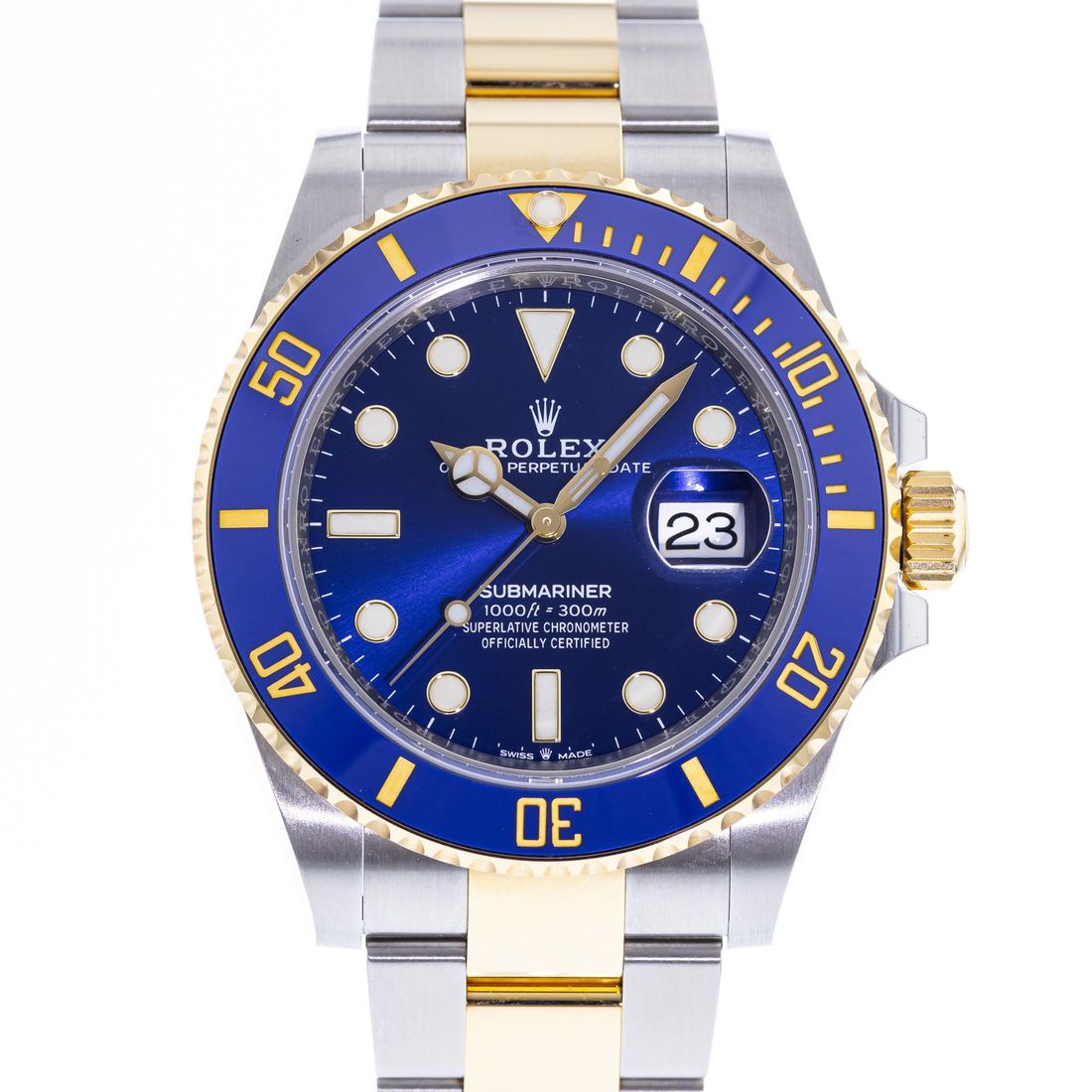 Superclone Rolex Submariner 41mm Blue Dial 126613LB