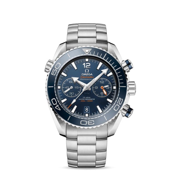 Omega Planet Ocean 600M Co-Axial Master Chronometer Chronograph 45.5mm Stainless Steel Blue Dial Bracelet 215.30.46.51.03.001