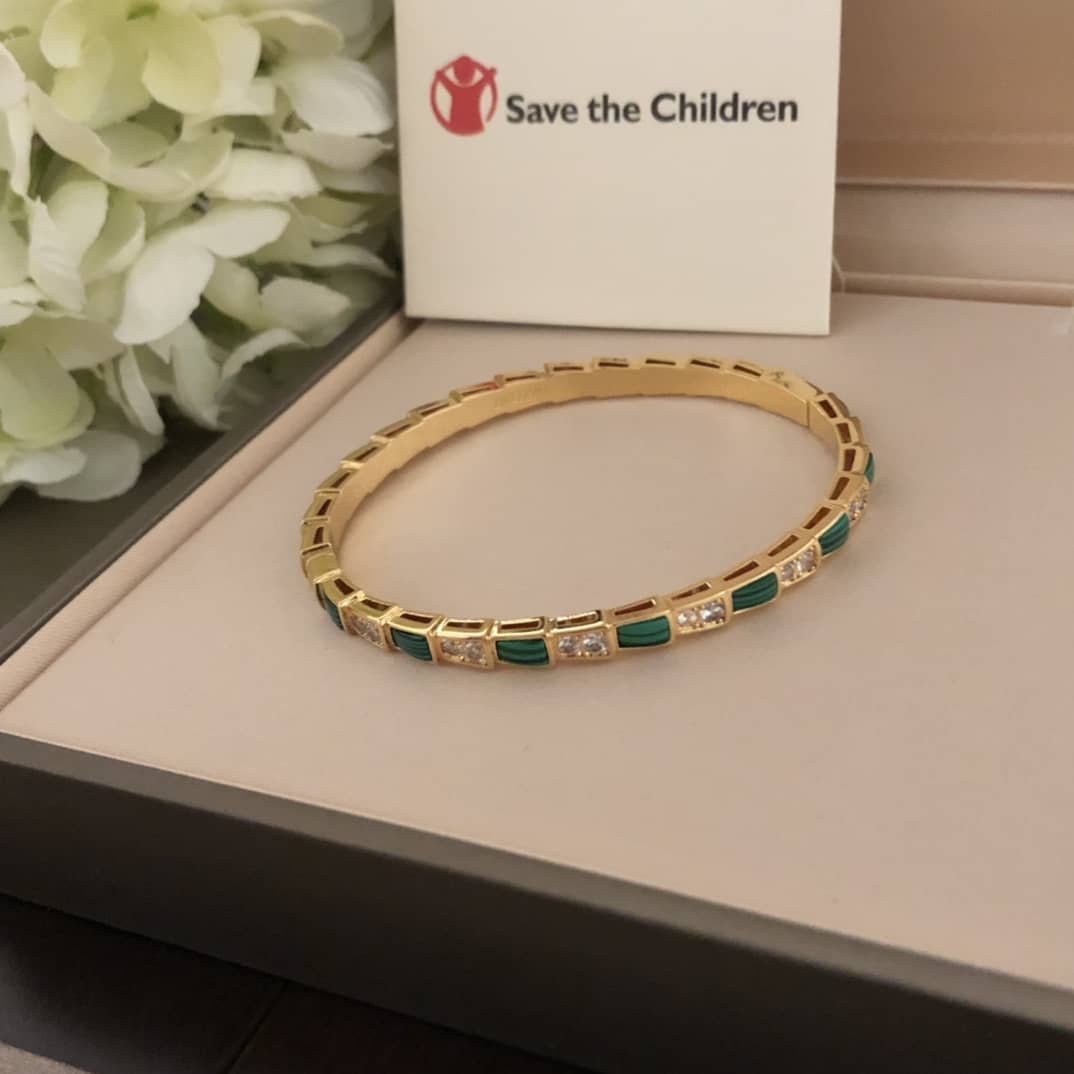 Fake Bvlgari Logo Bracelet