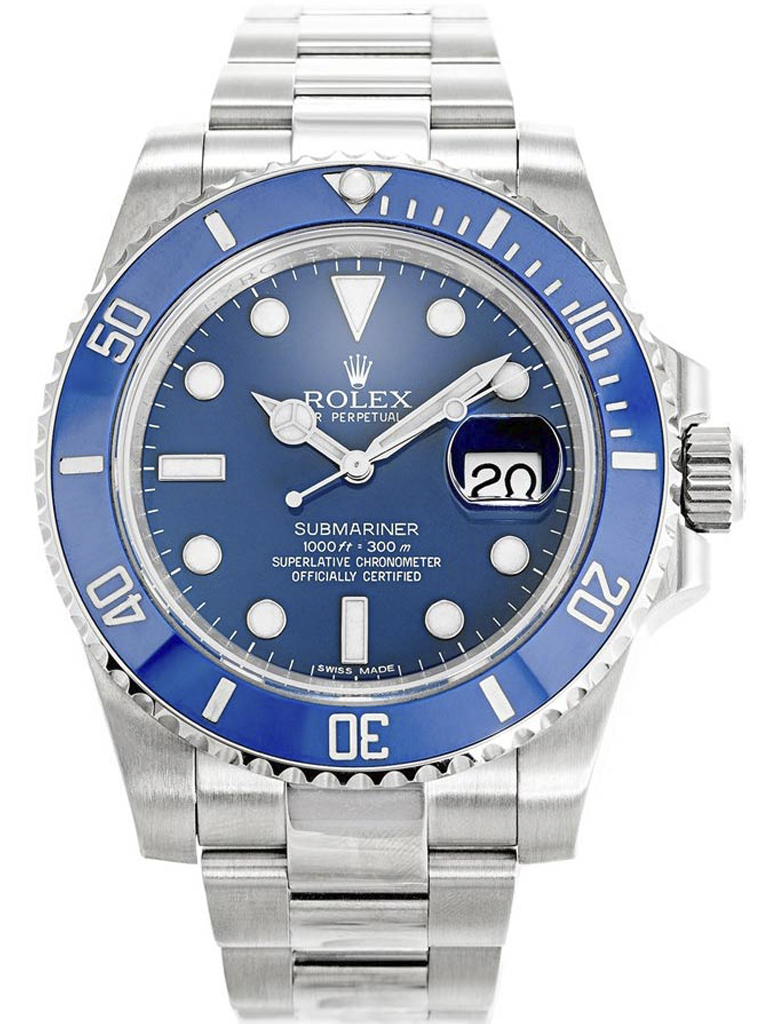 Replica Rolex Submariner 40mm Blue Dial 116619LB “Smurf”