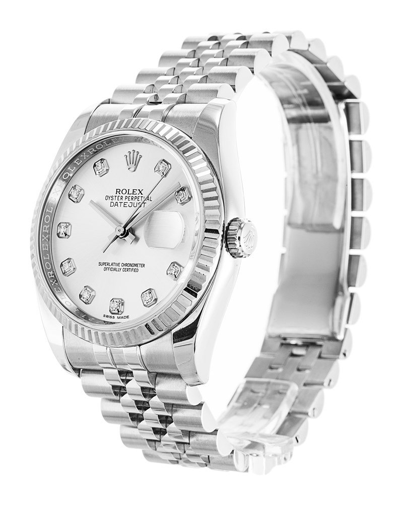 Replica Rolex Datejust 36mm White Dial 116234