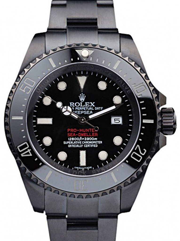 Superclone Rolex Deepsea 42mm Black Dial REP016819