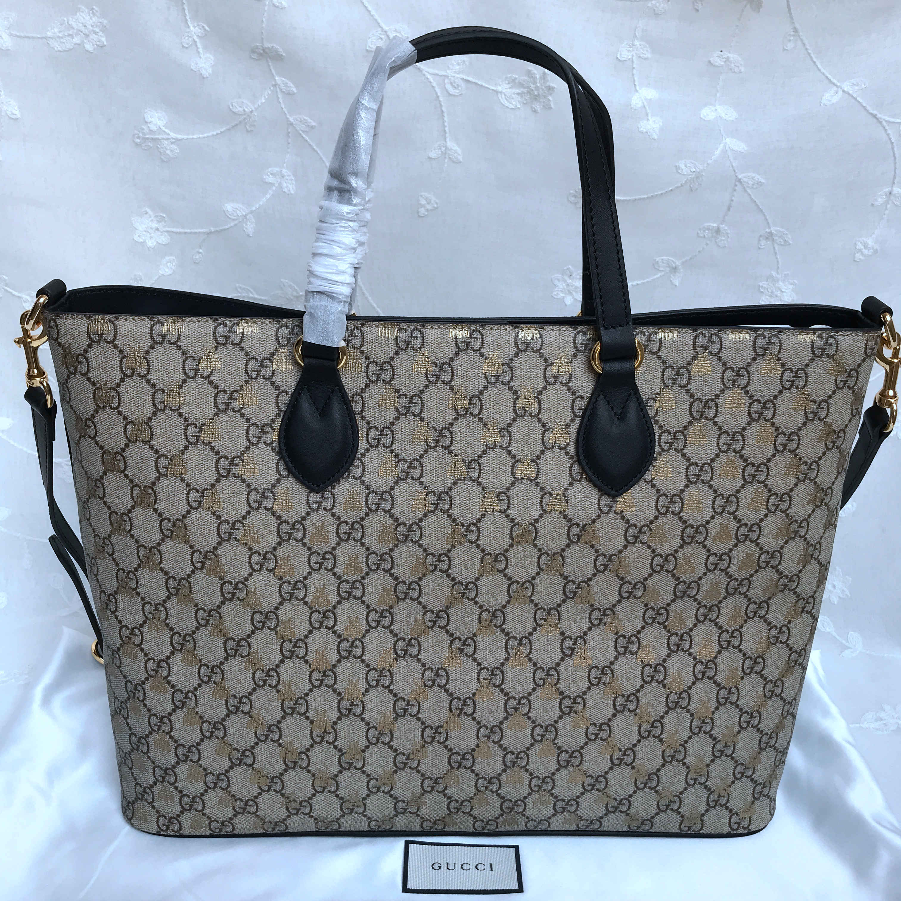 Gucci soft Supreme tote 453705
