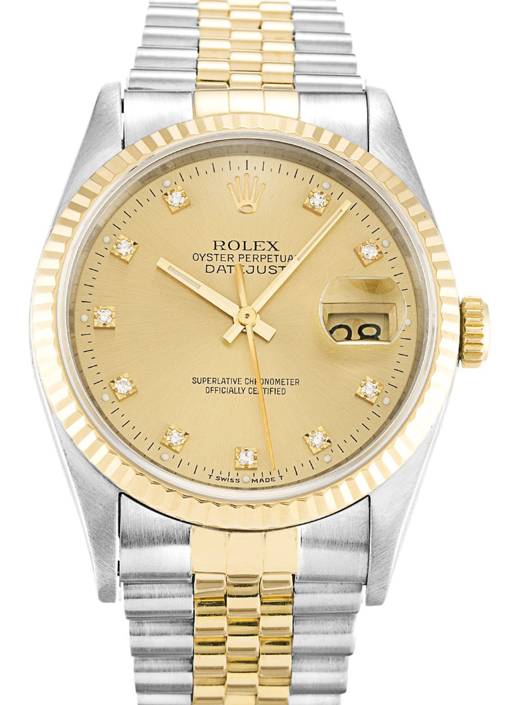 Replica Rolex Datejust 36mm Champagne Dial 16233
