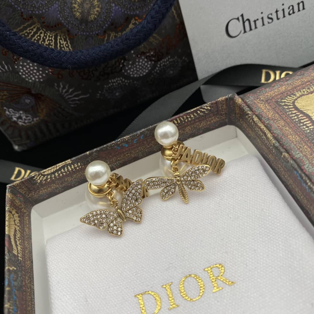 Dior Designer Earrings Dupe