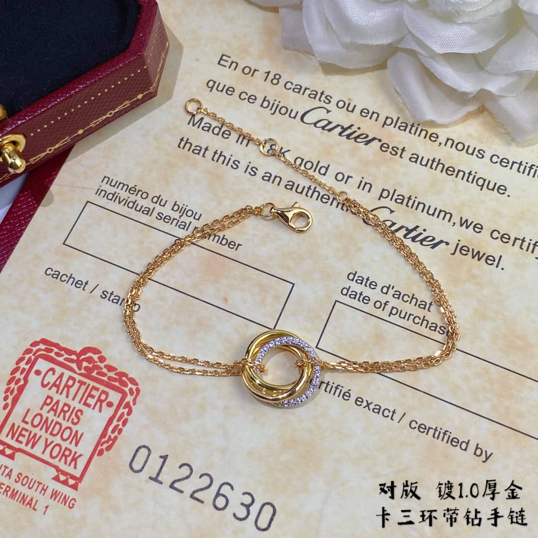 Knockoff Cartier Logo Bracelet