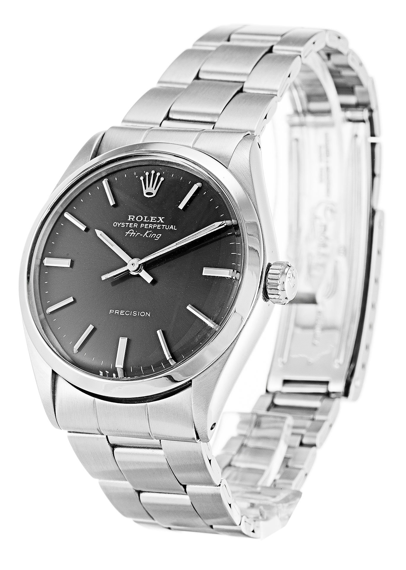 Replica Rolex Air-King 34mm Grey Dial 5500