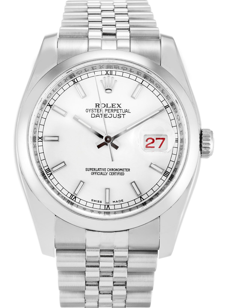 Replica Rolex Datejust 36mm White Dial 116200