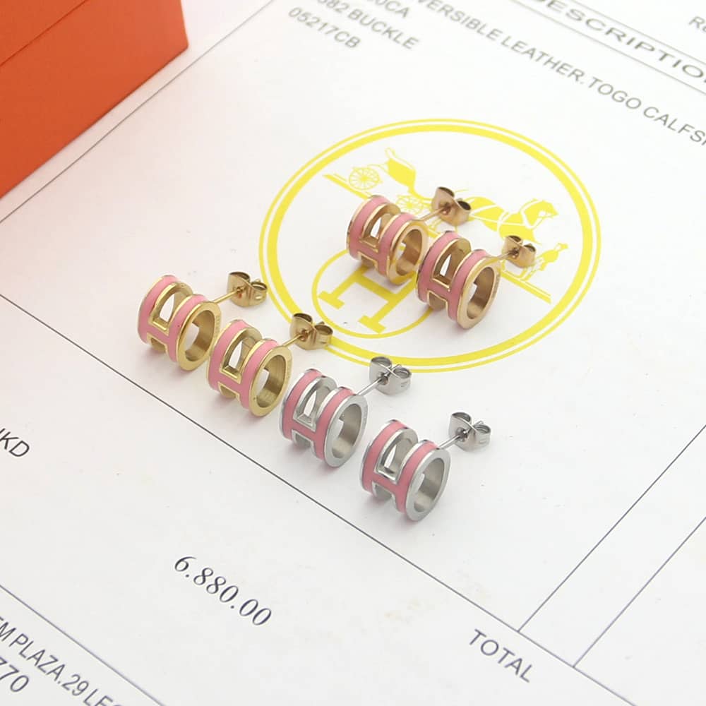 Hermes Designer Earrings Dupe