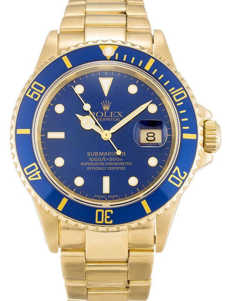Rolex Submariner Date Yellow Gold 40mm Blue Dial 116618LB
