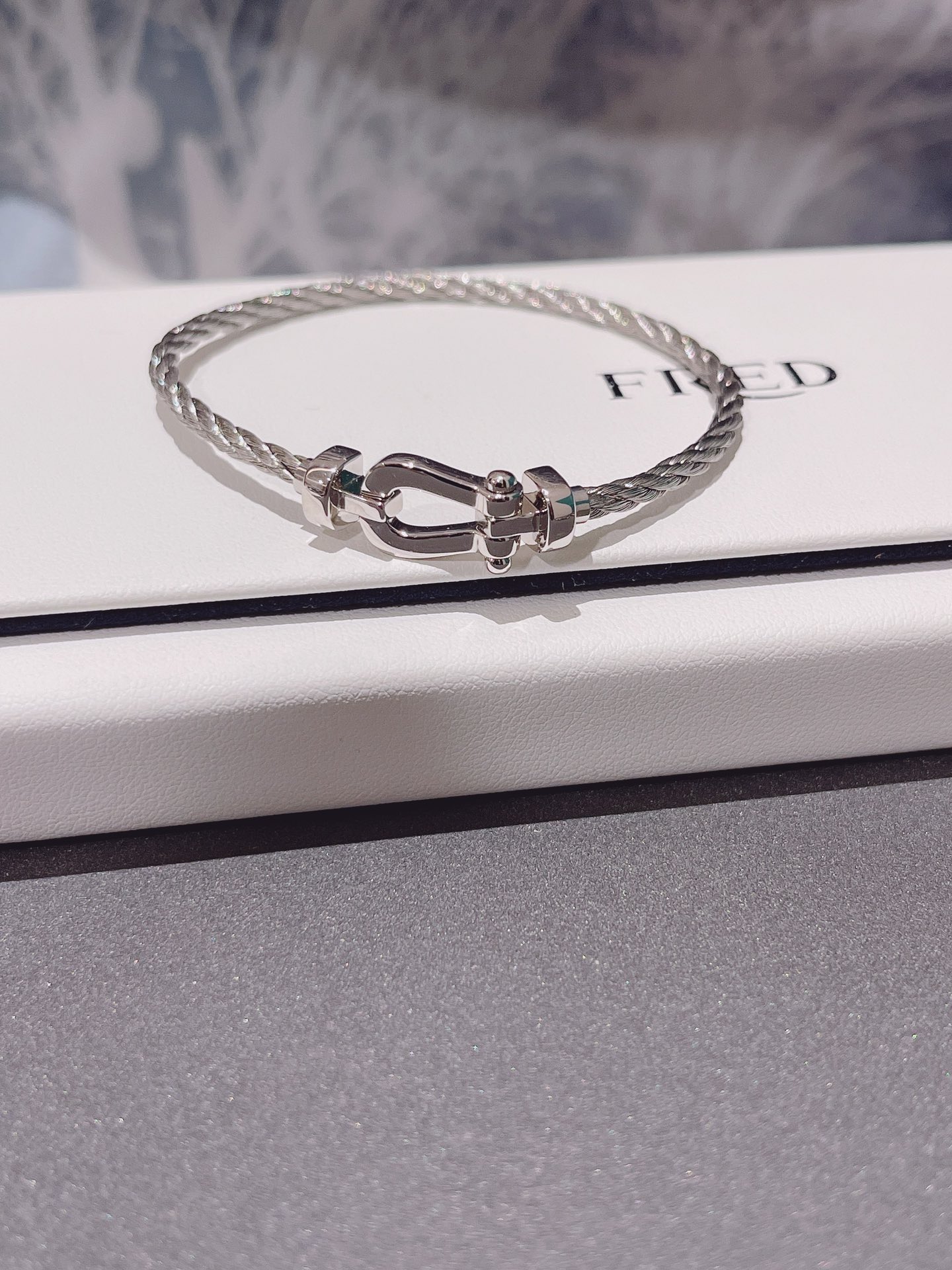 Stainless steel rope white gold matching