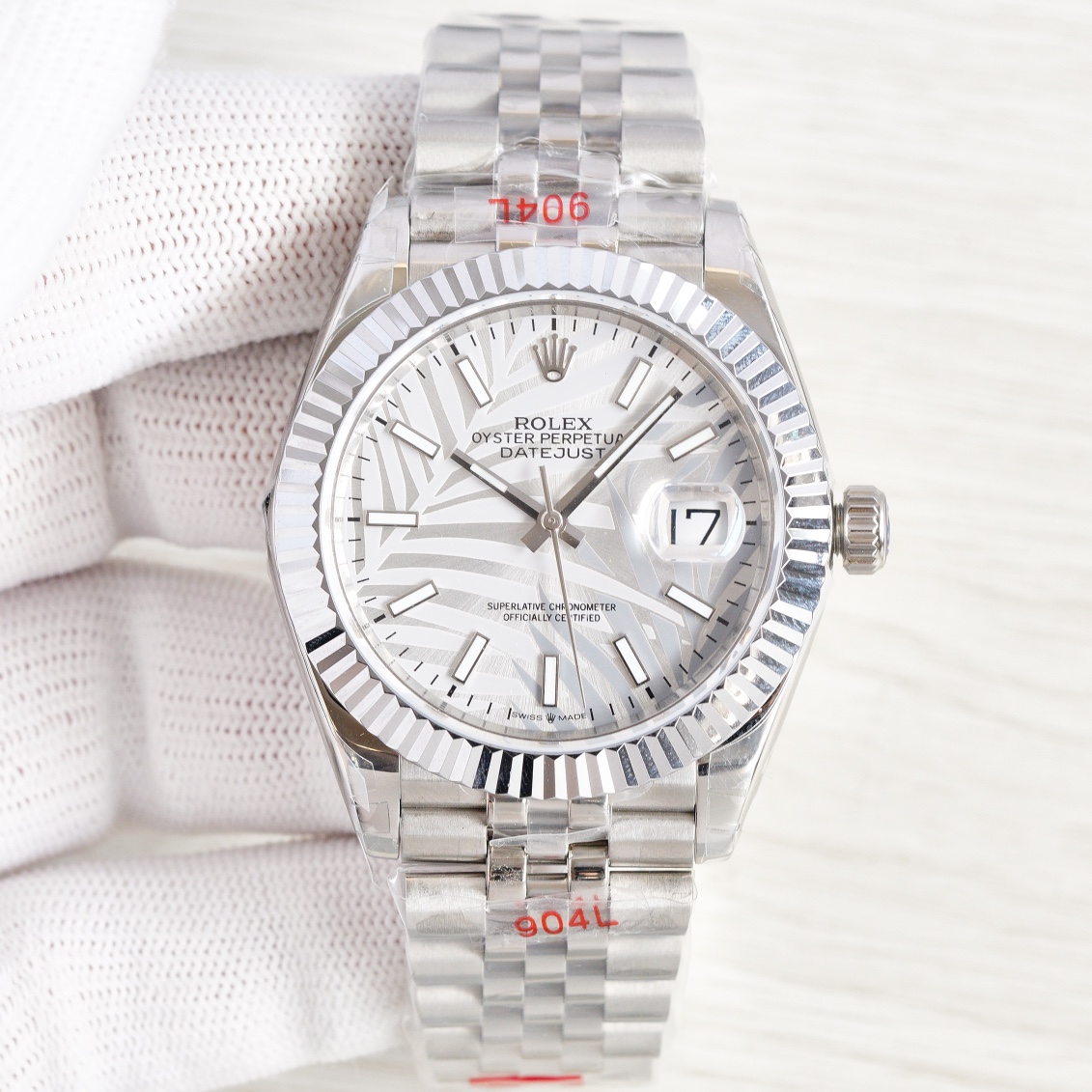 Rolex Datejust 36 White Gold/Steel White/Blue/Green/Black Dial Fluted Bezel Jubilee Bracelet 126234