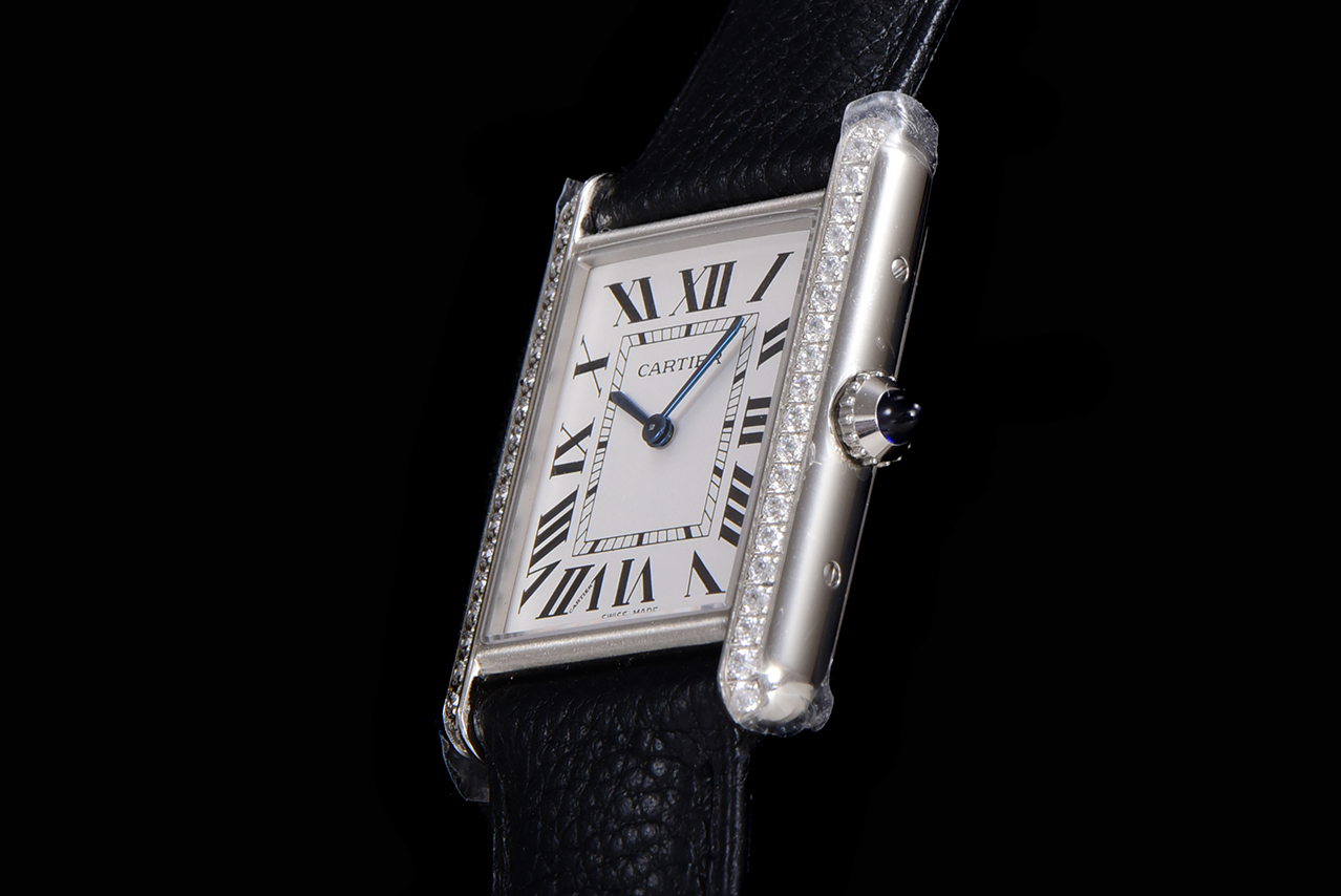 Cartier tank series W4TA0017 watch