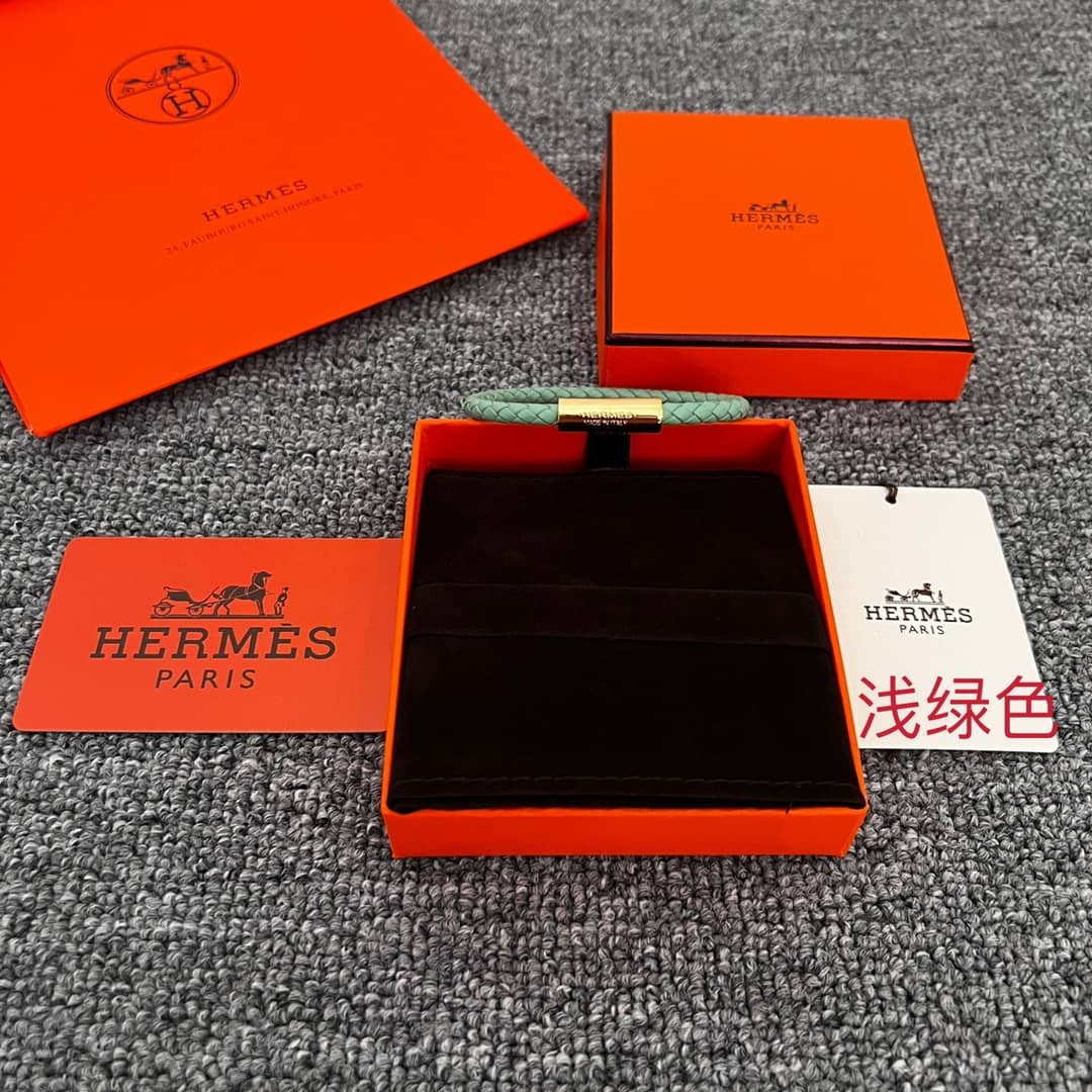 Fake Hermes Logo Bracelet
