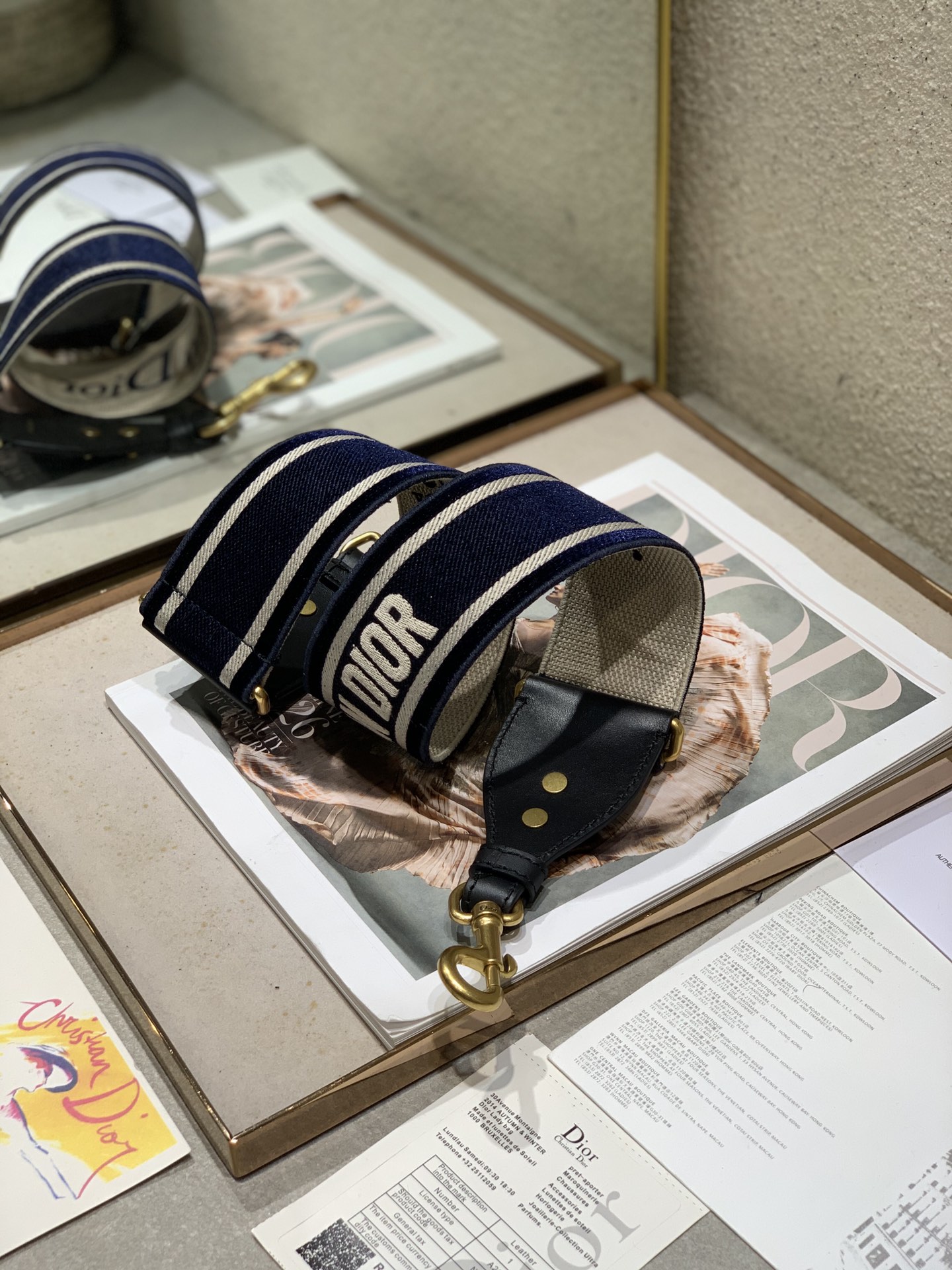 Dior shoulder strap 17