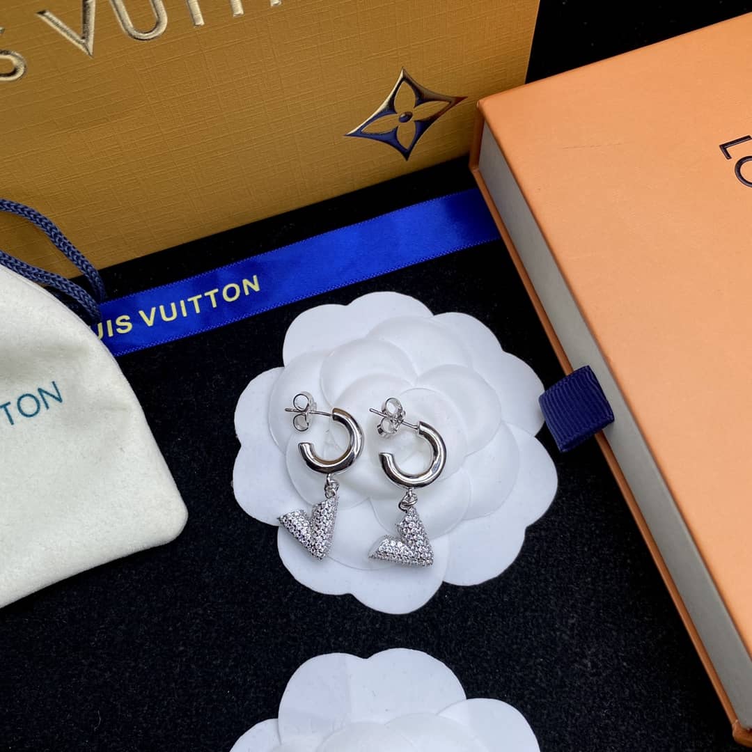 Designer Louis Vuitton Classic Earrings