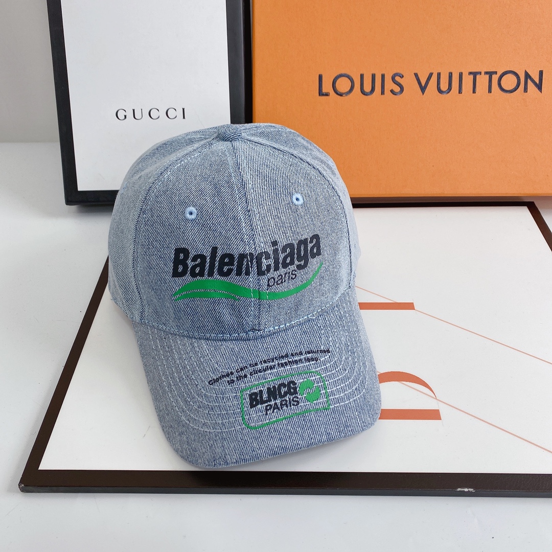 Blangs Paris Denim Baseball Cap