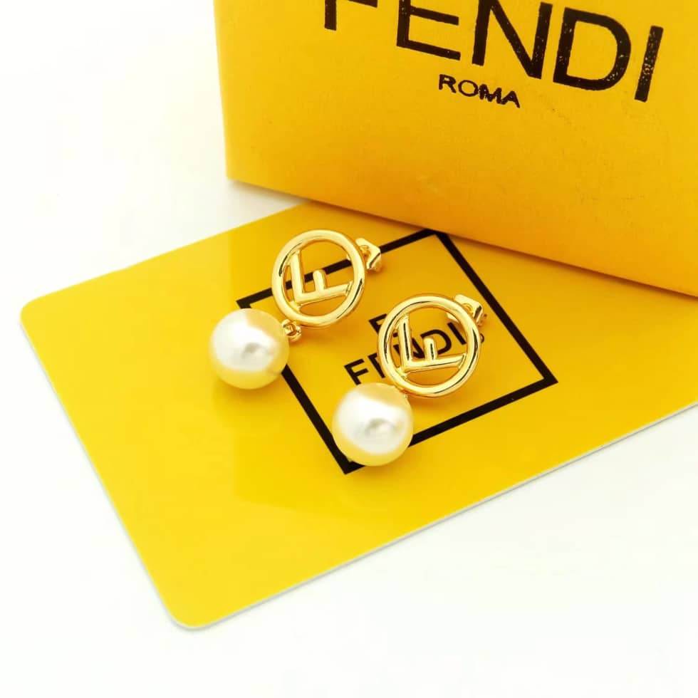 Fendi Imitation Designer Earrings Wholesale