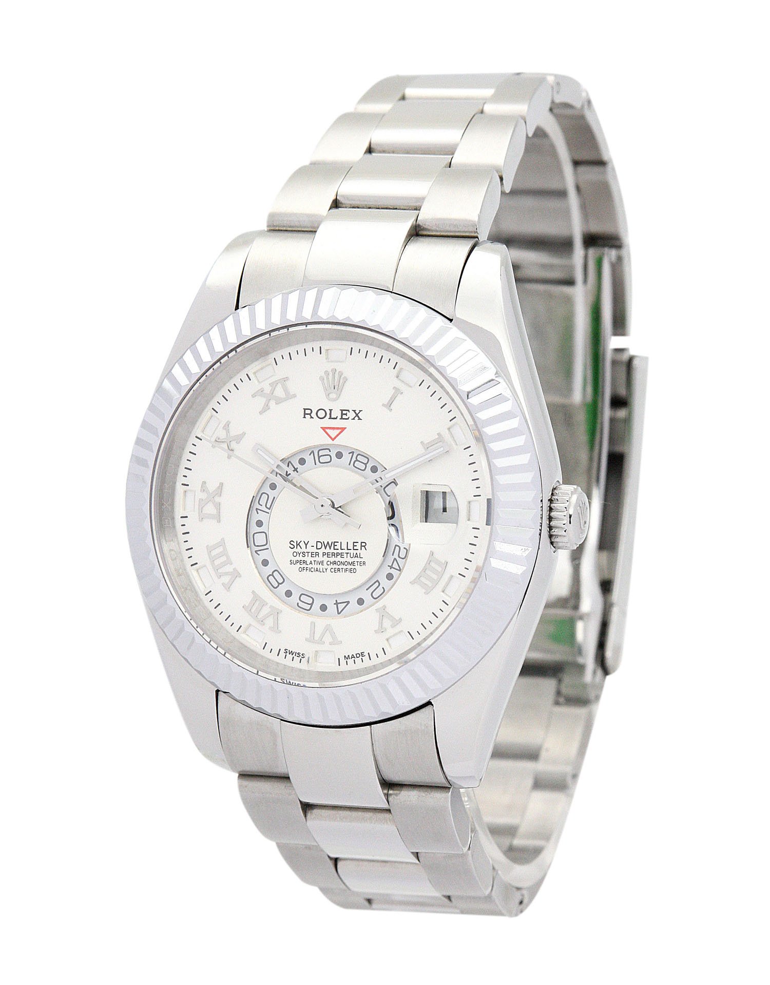 Replica Rolex Sky-Dweller 42mm White Dial 326938