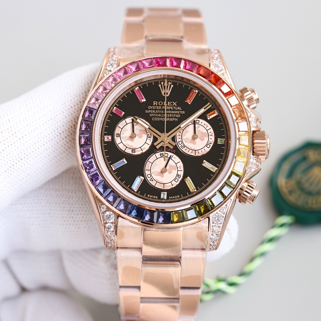 ROLEX DAYTONA 116595RBOW RAINBOW ROSE GOLD