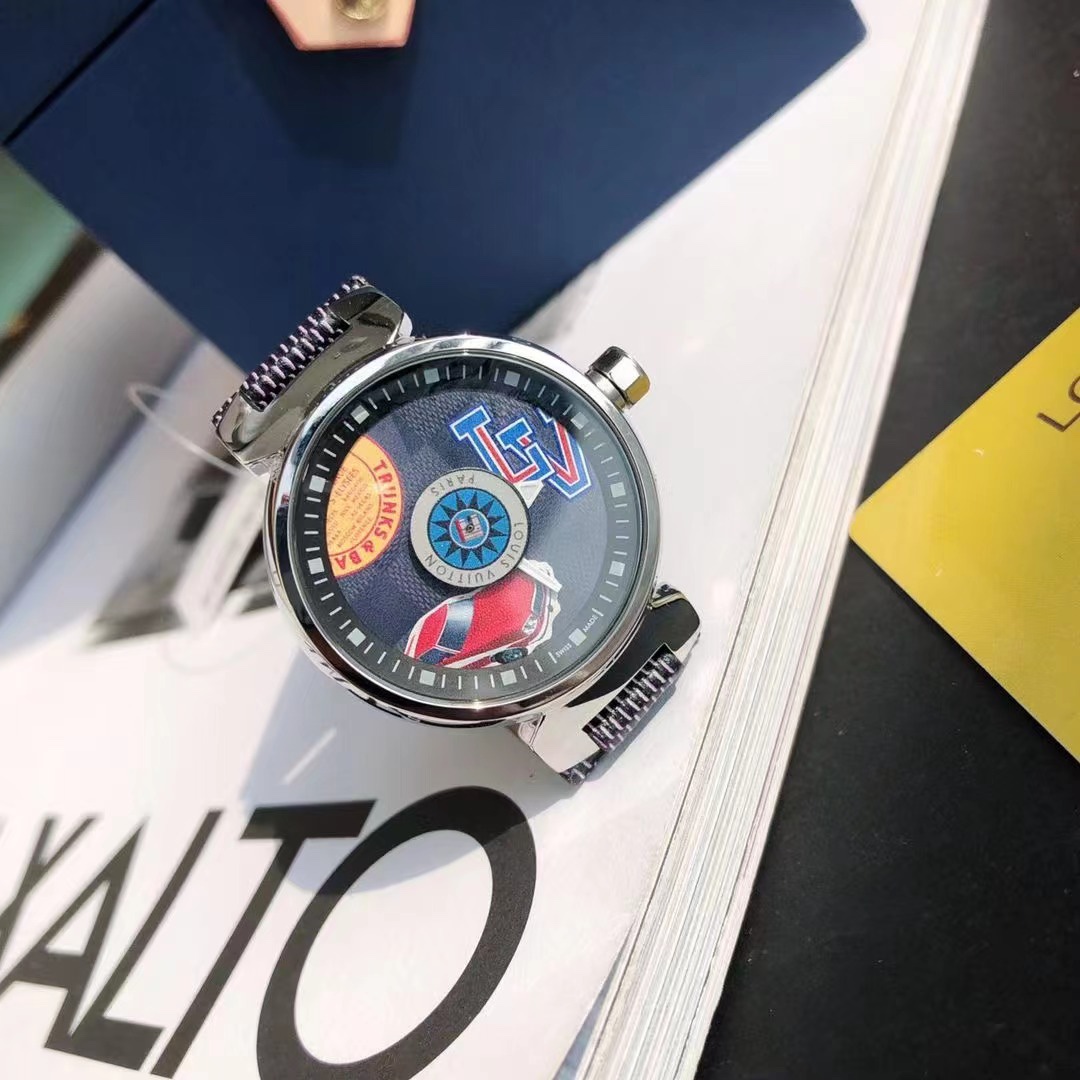 Louis Vuitton TAMBOUR series Tambour World Tour watch watch