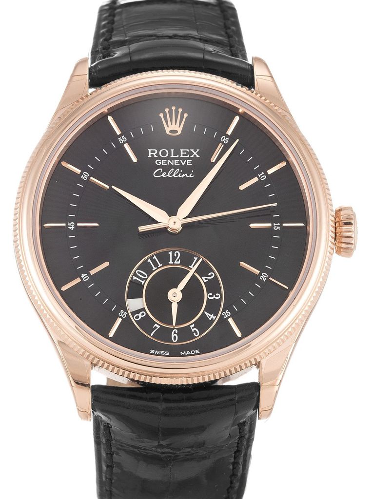 Replica Rolex Cellini 39mm Black Dial 50525