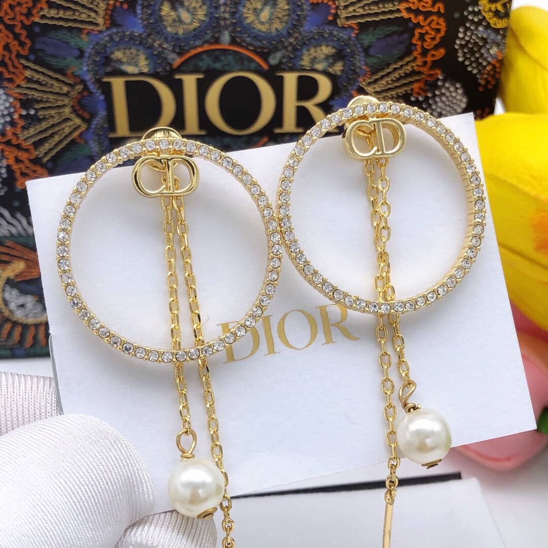 Dior Designer Earrings Dupe