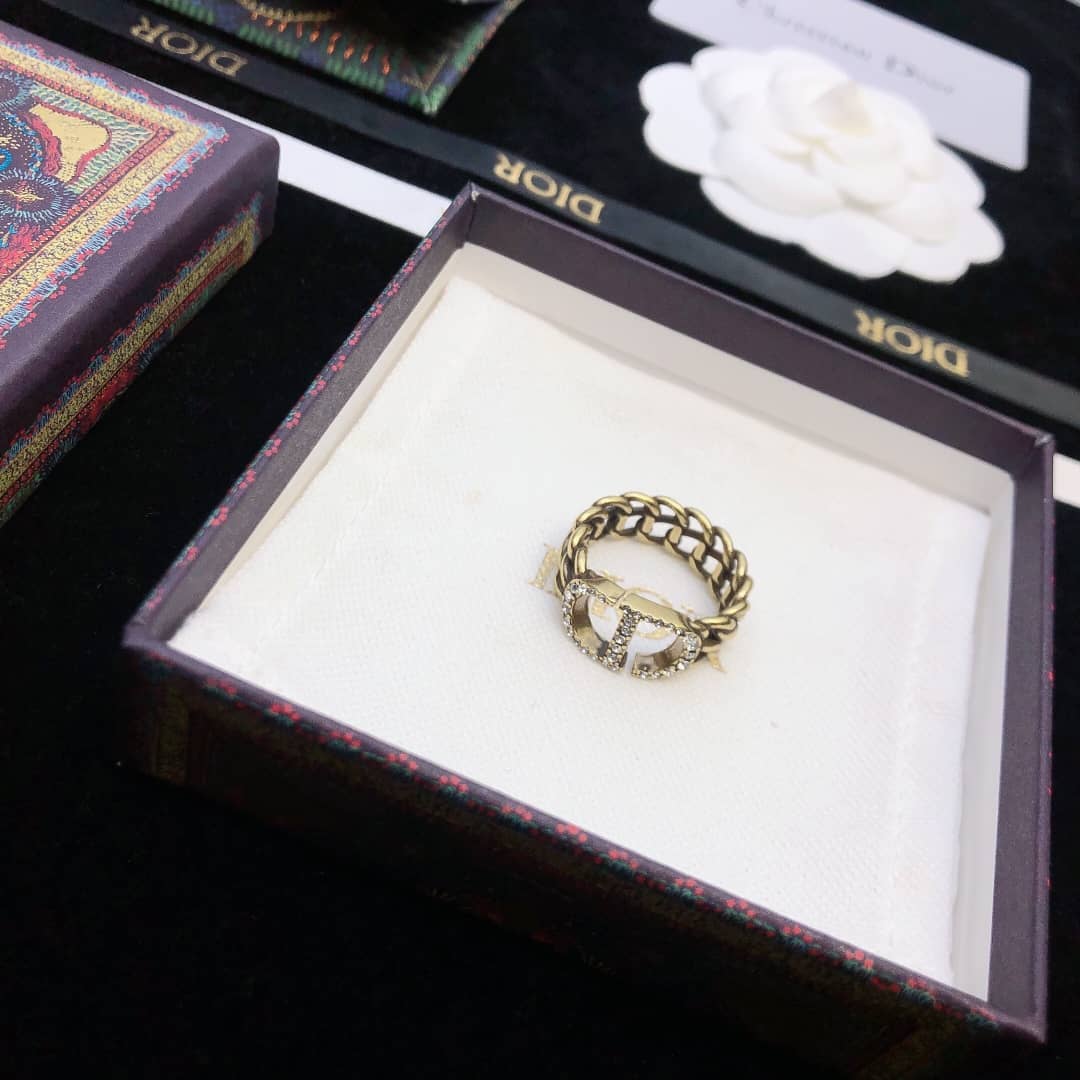 Knockoff Dior Logo Ring