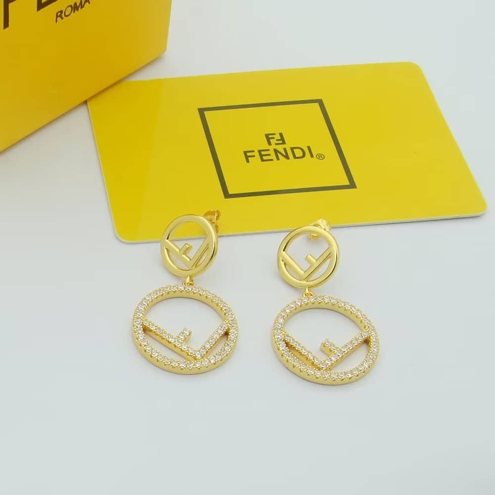 Fake Fendi Designer Earrings Wholesale