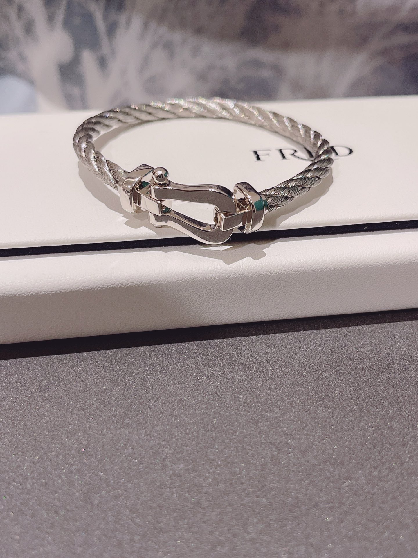 Stainless steel rope white gold matching