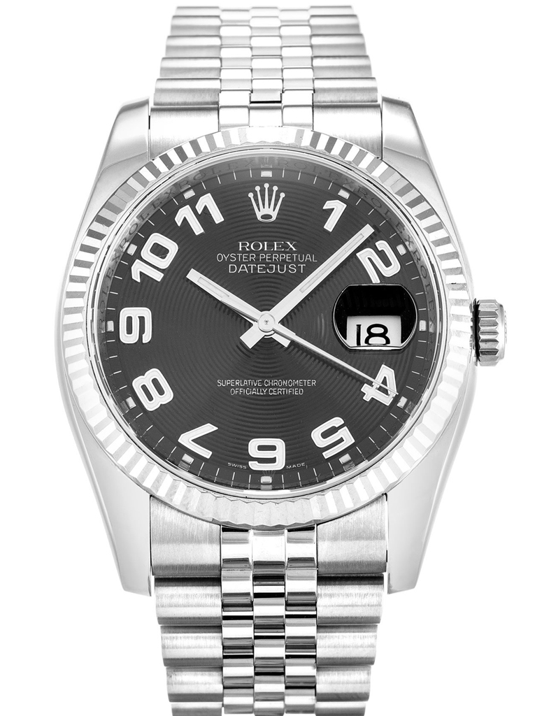 Replica Rolex Datejust 36mm Black Dial 116234