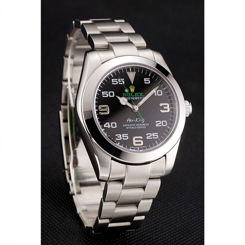 Replica Rolex Air-King 38mm Black Dial 1454020