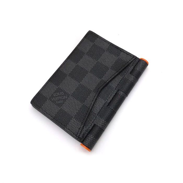 Louis Vuitton Annevelop Cult De Visit Damier Ebene Card Case Black
