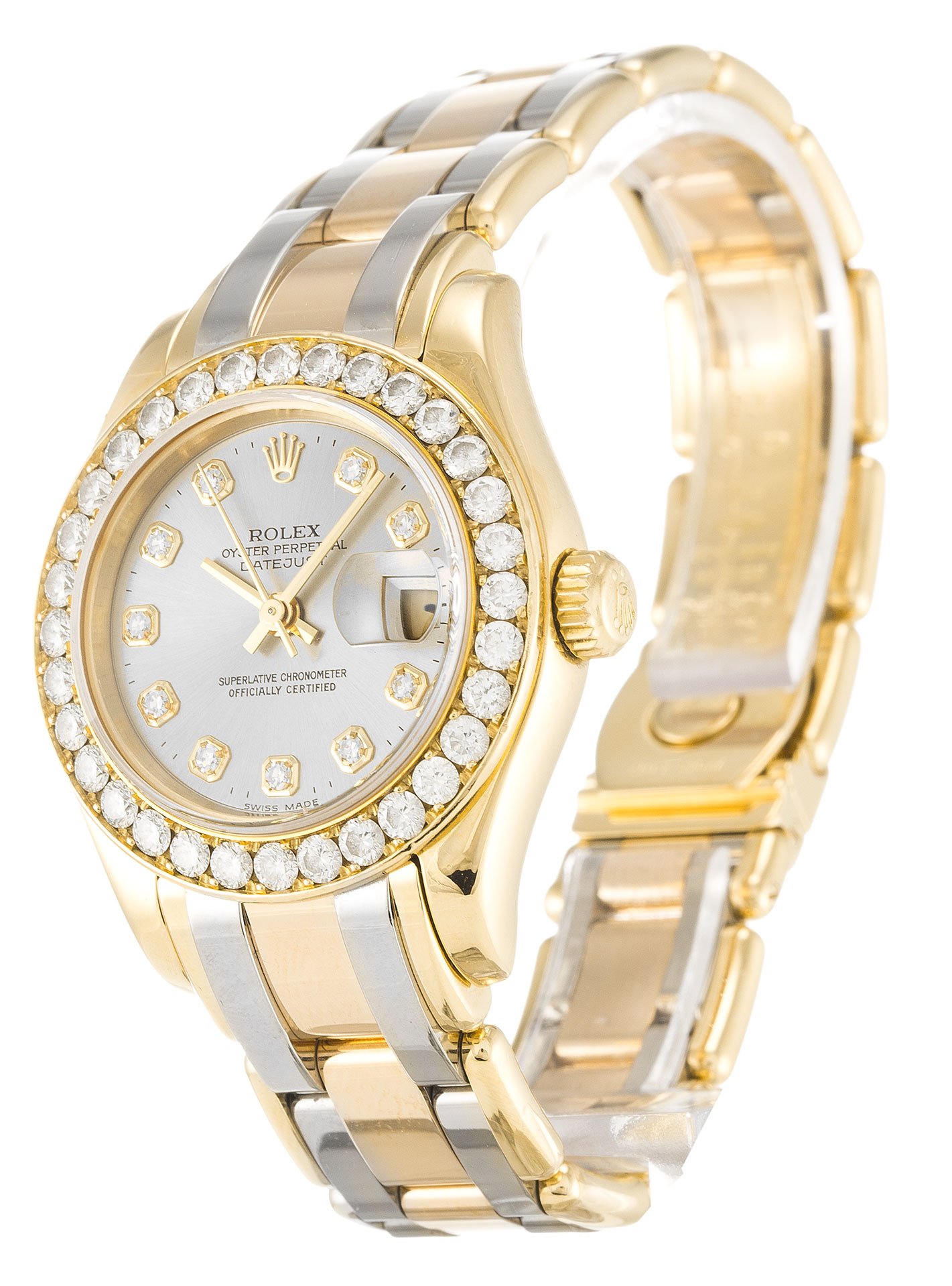 Replica Rolex Pearlmaster 29mm Champagne Dial 80298