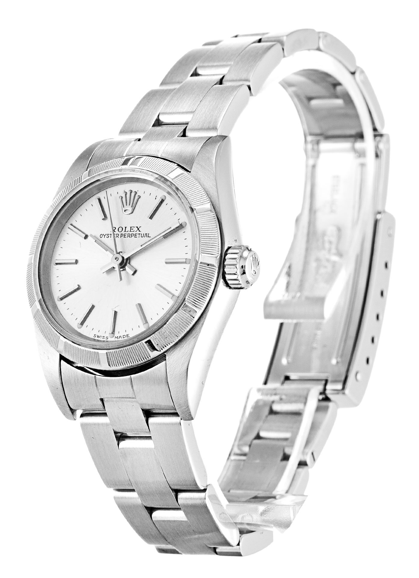 Replica Rolex Oyster Perpetual Lady 26mm Silver Dial 67230