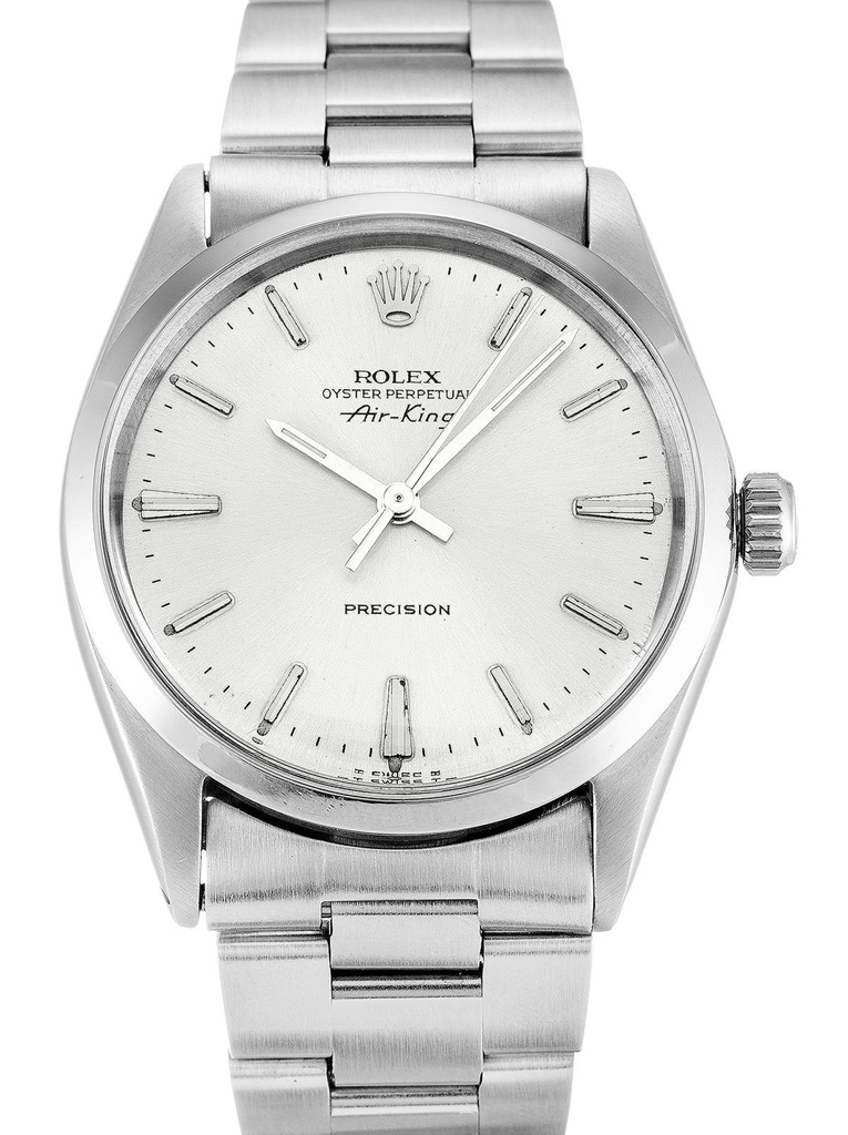 Replica Rolex Air-King 34mm Silver Dial 5500