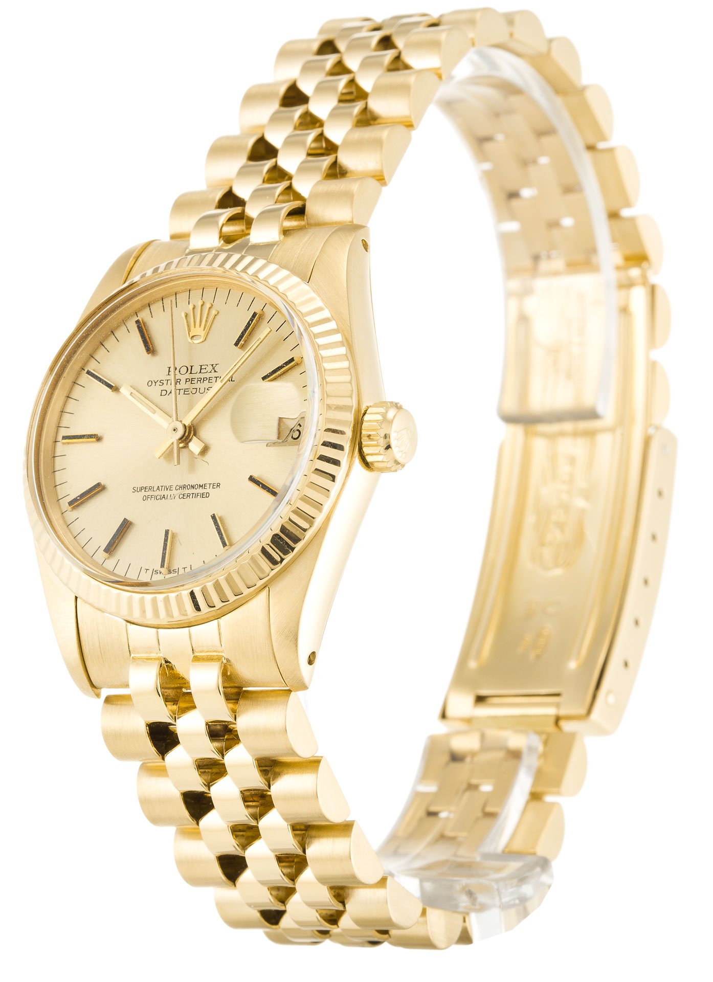 Replica Rolex Datejust Mid-Size 30mm Champagne Dial 6827
