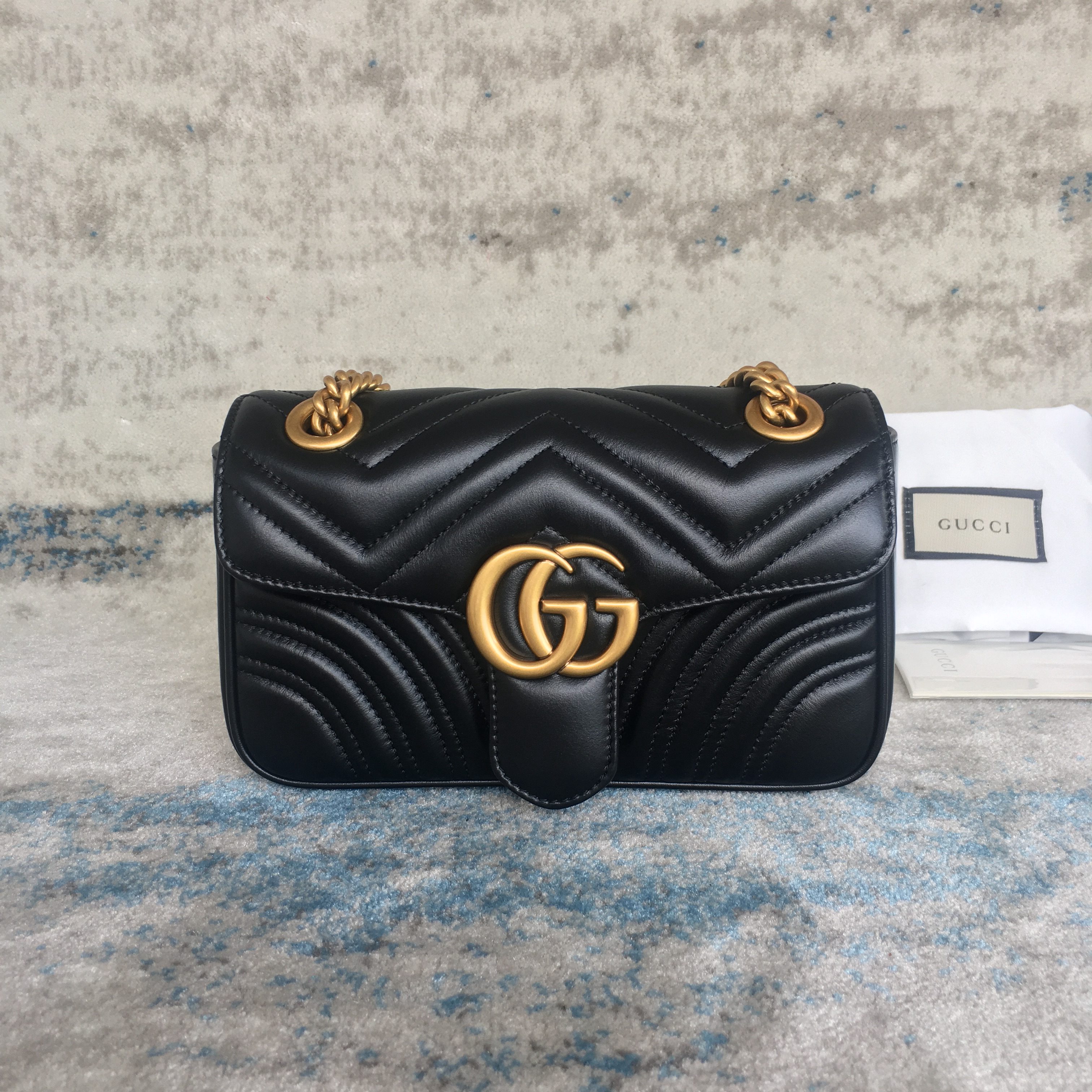 Gucci Marmont matelassé mini bag 446744