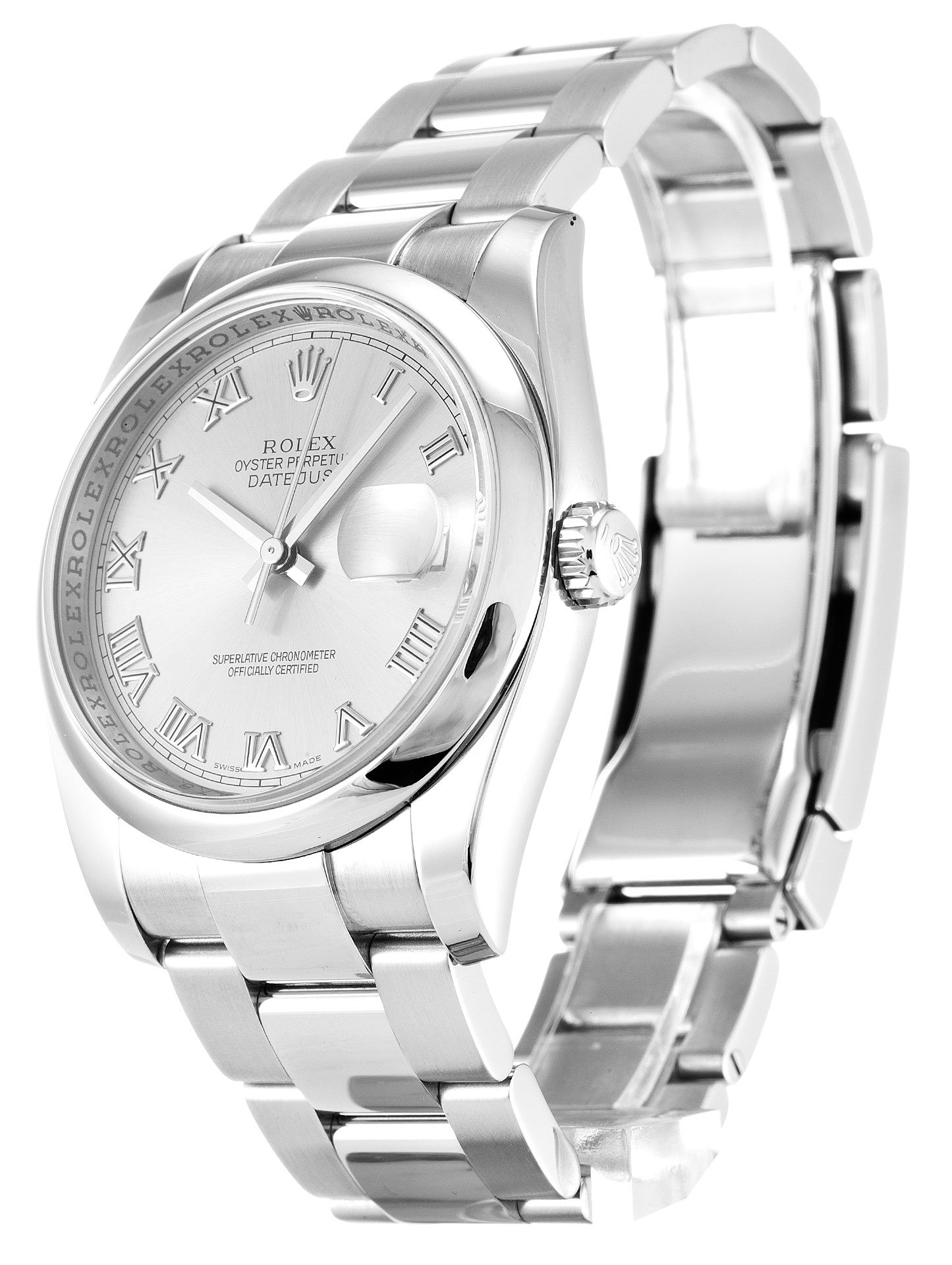 Replica Rolex Datejust 36mm Silver Dial 116200