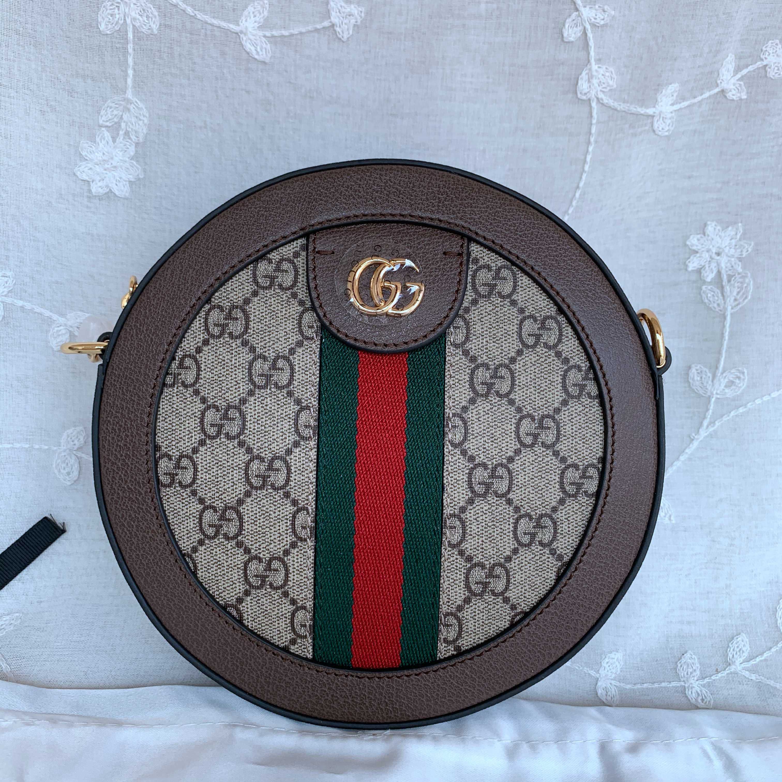 Gucci Ophidia Mini Round Shoulder Bag 550618
