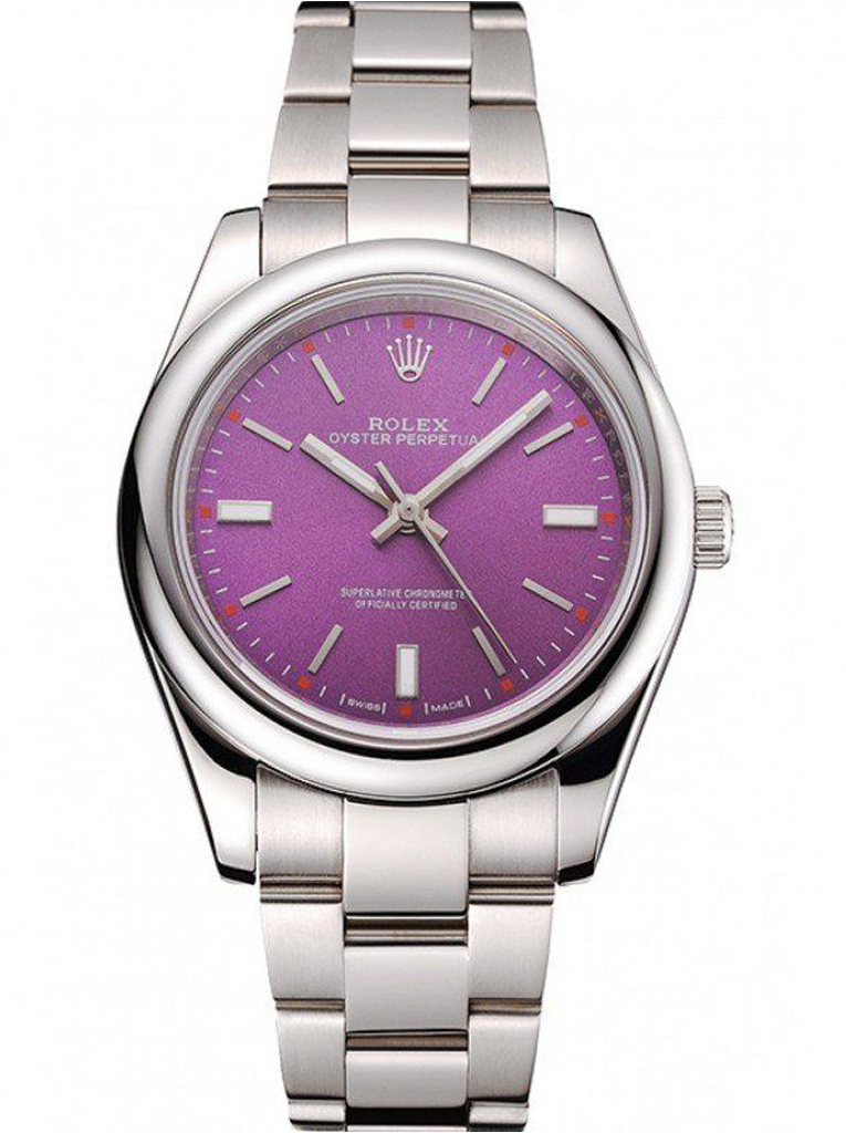 Replica Rolex Oyster Perpetual Date 41mm Purple Dial REP016834