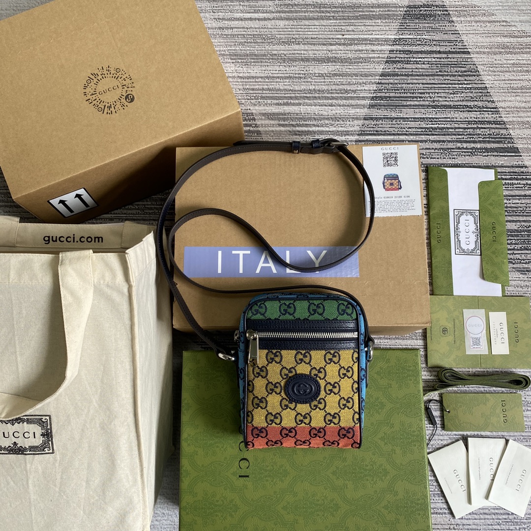 GUCCI Multicolore Shoulder Bag 658659