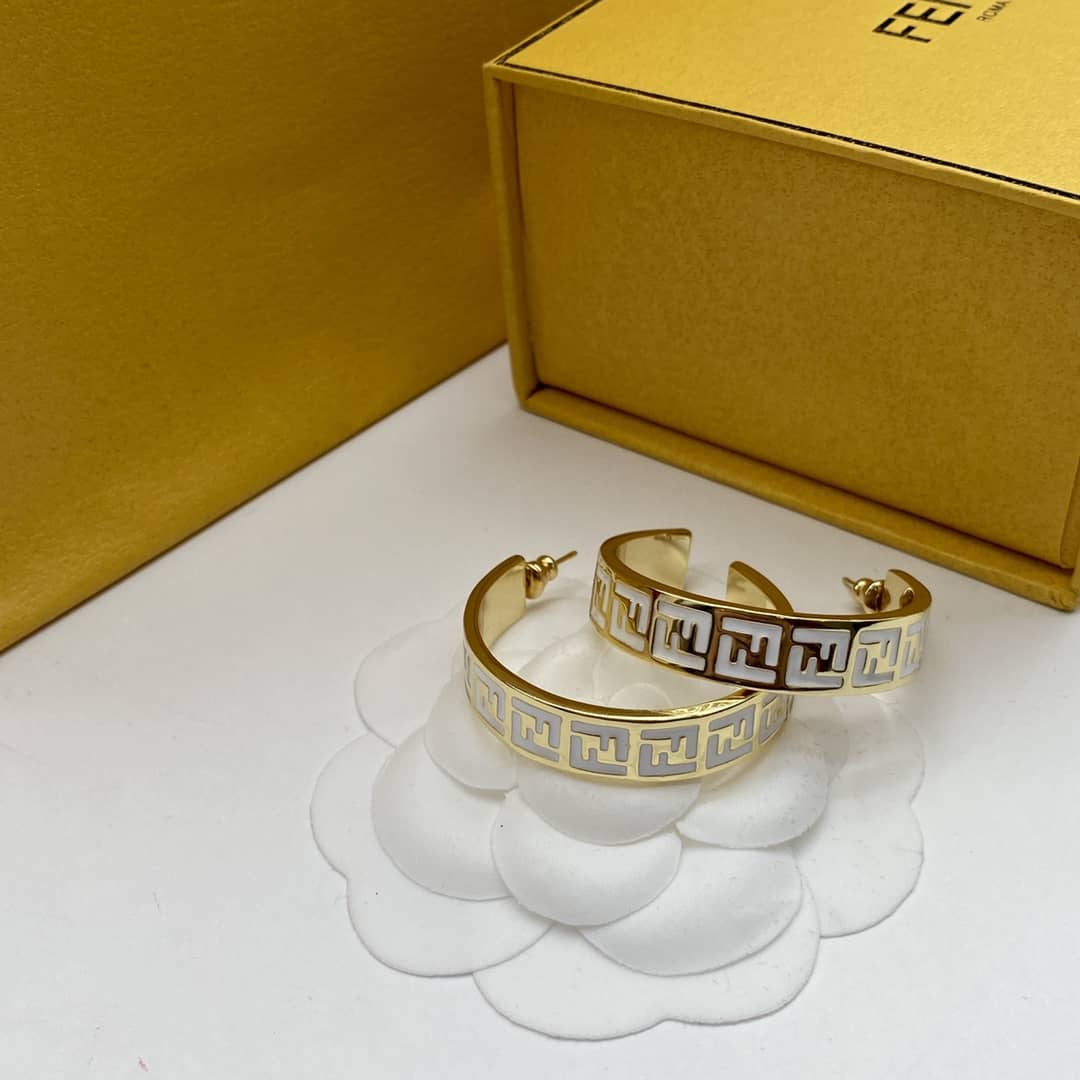 Fendi Designer Earrings Dupe