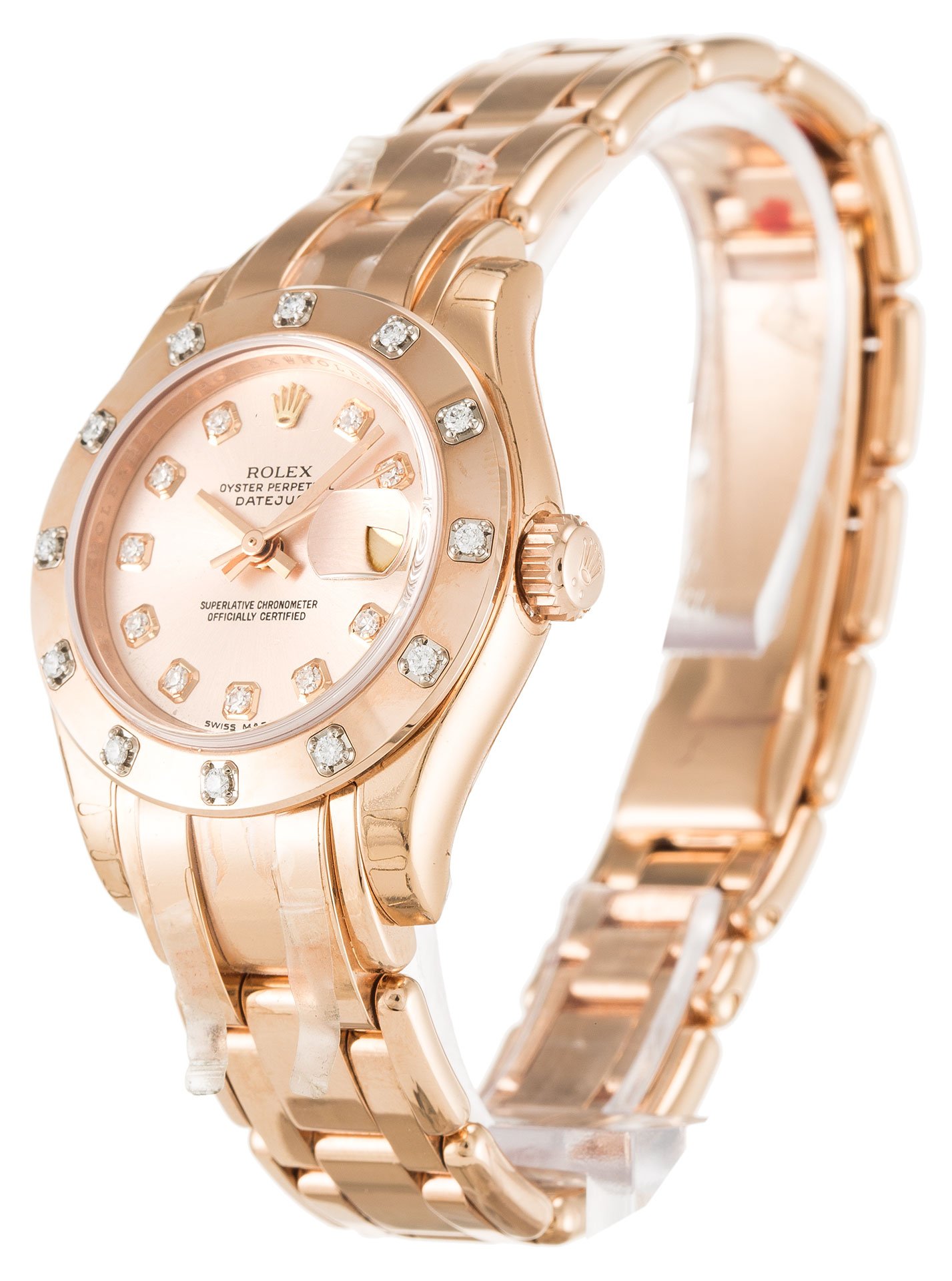 Replica Rolex Pearlmaster 29mm Rose Dial 80315