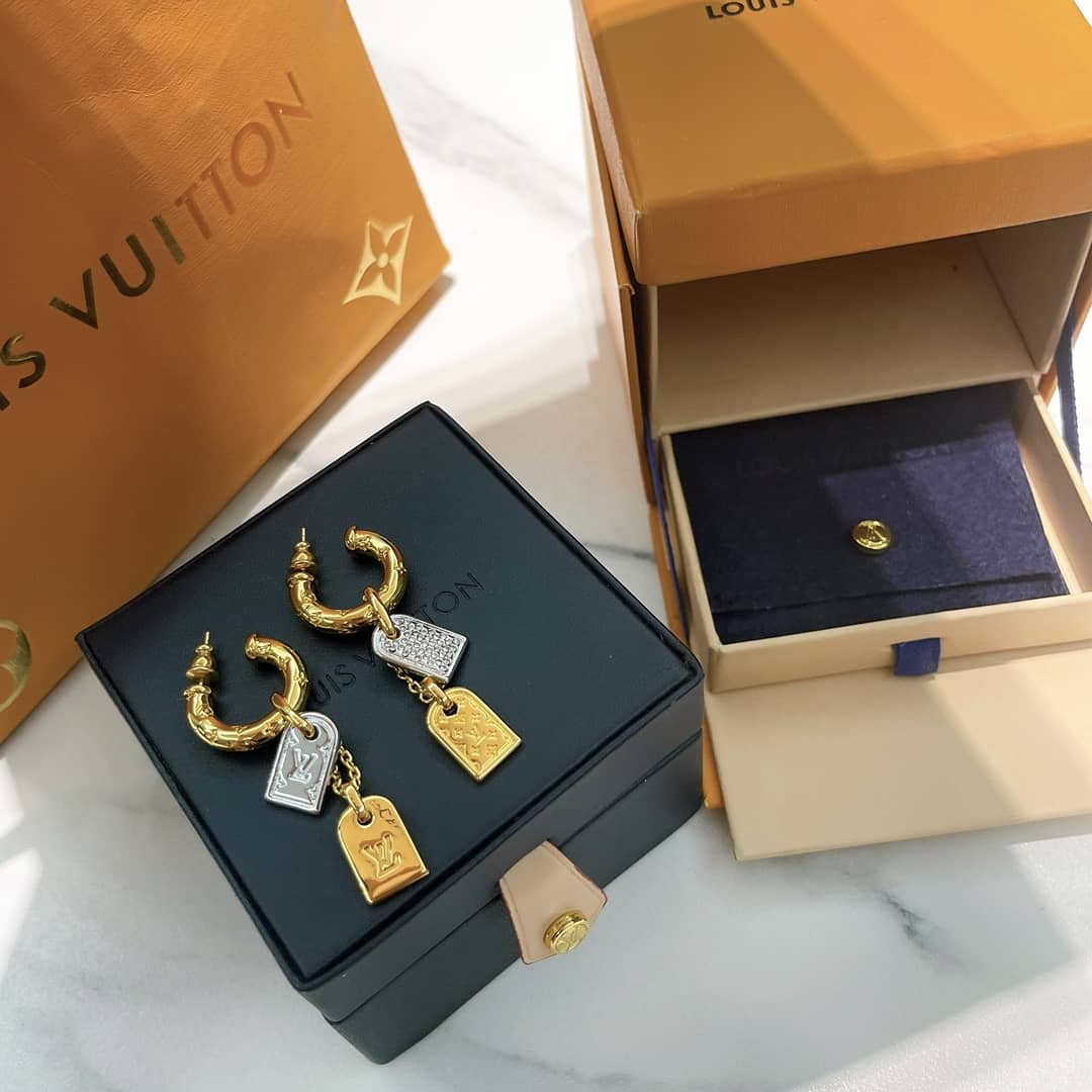 Louis Vuitton Imitation Designer Earrings Wholesale