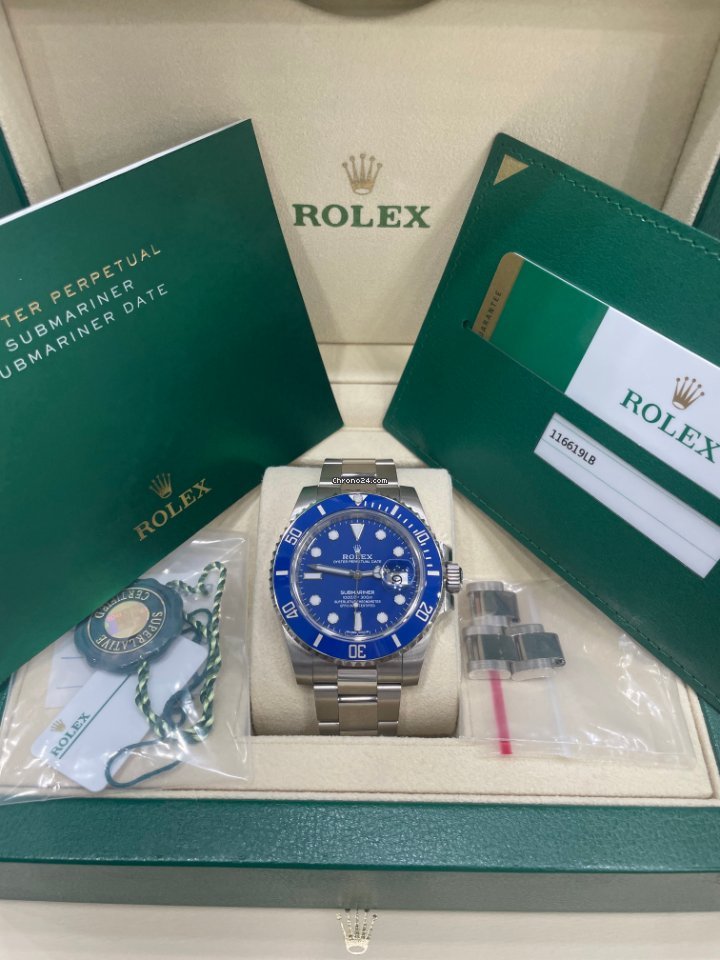 Rolex Submariner Date White Gold 40mm Blue Dial 116619LB